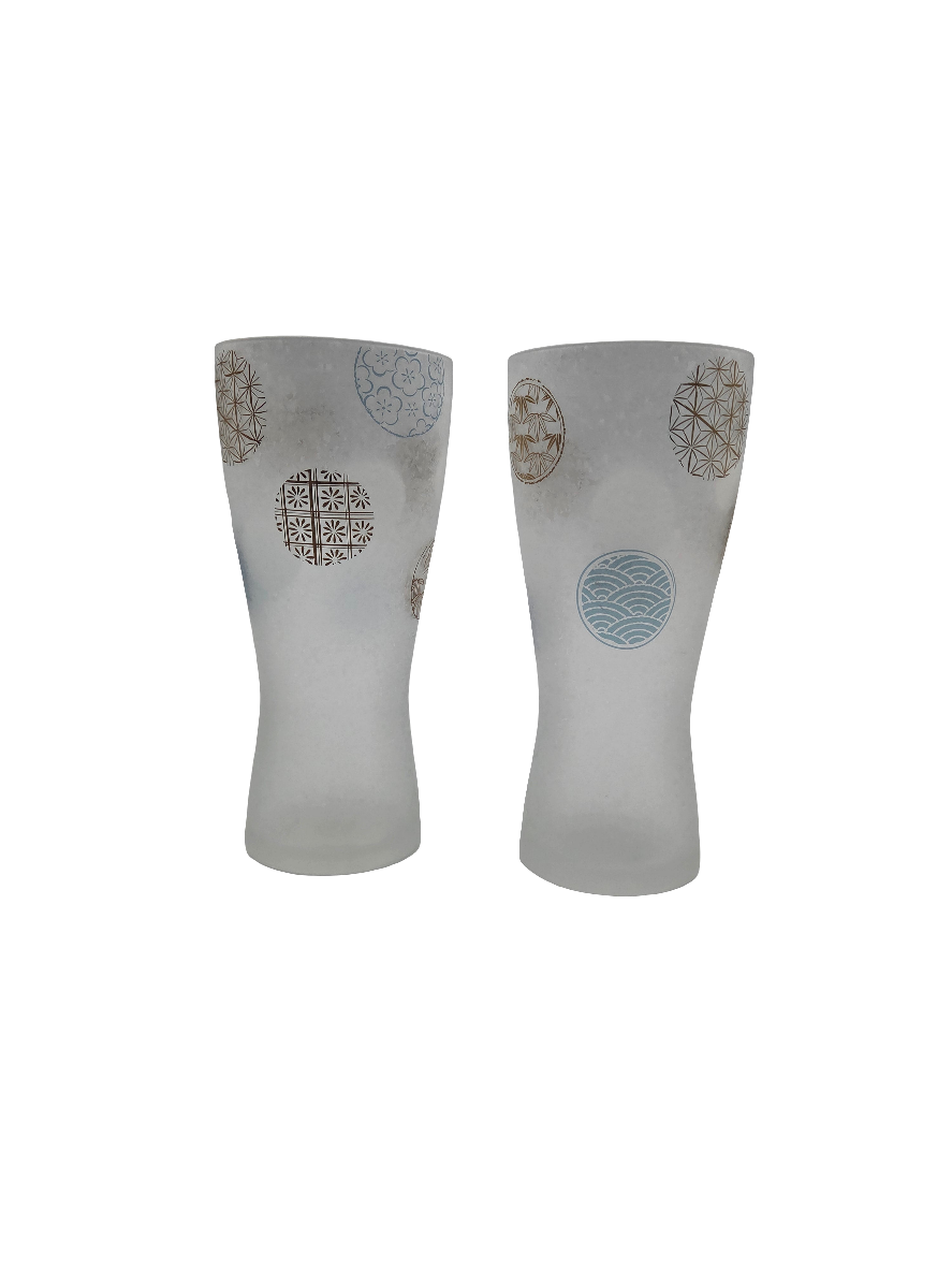 MARUMON Frothing Beer Glass M Pair Set