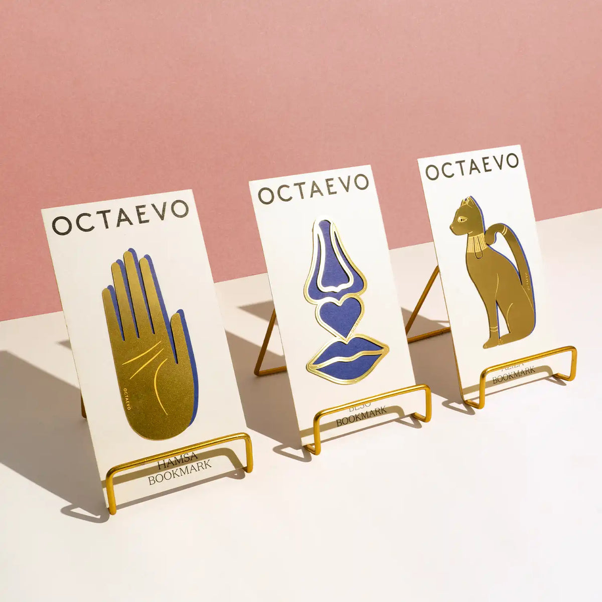 Aziza - Varnished Brass Bookmark