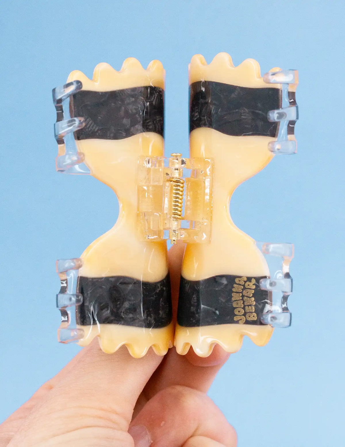 Farfalle Bow Tie Italian Pasta Hair Claw Clip