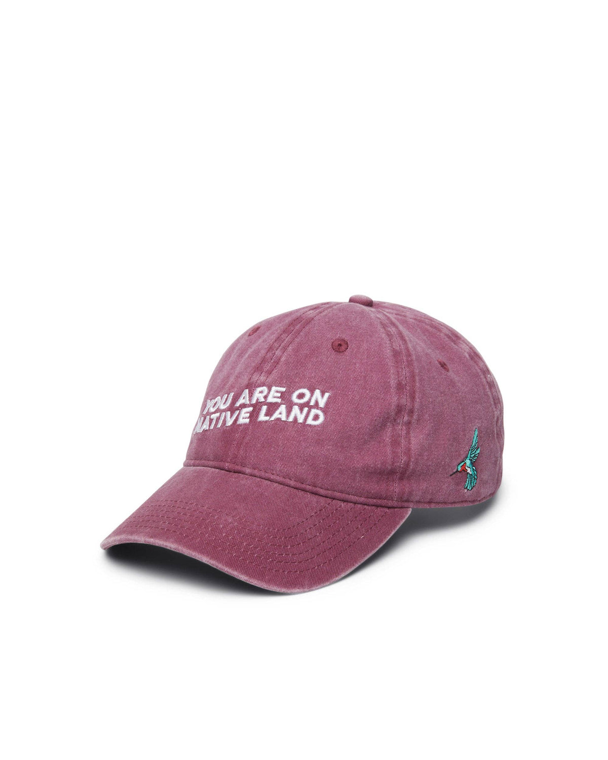 'You Are On Native Land' Maroon Hat