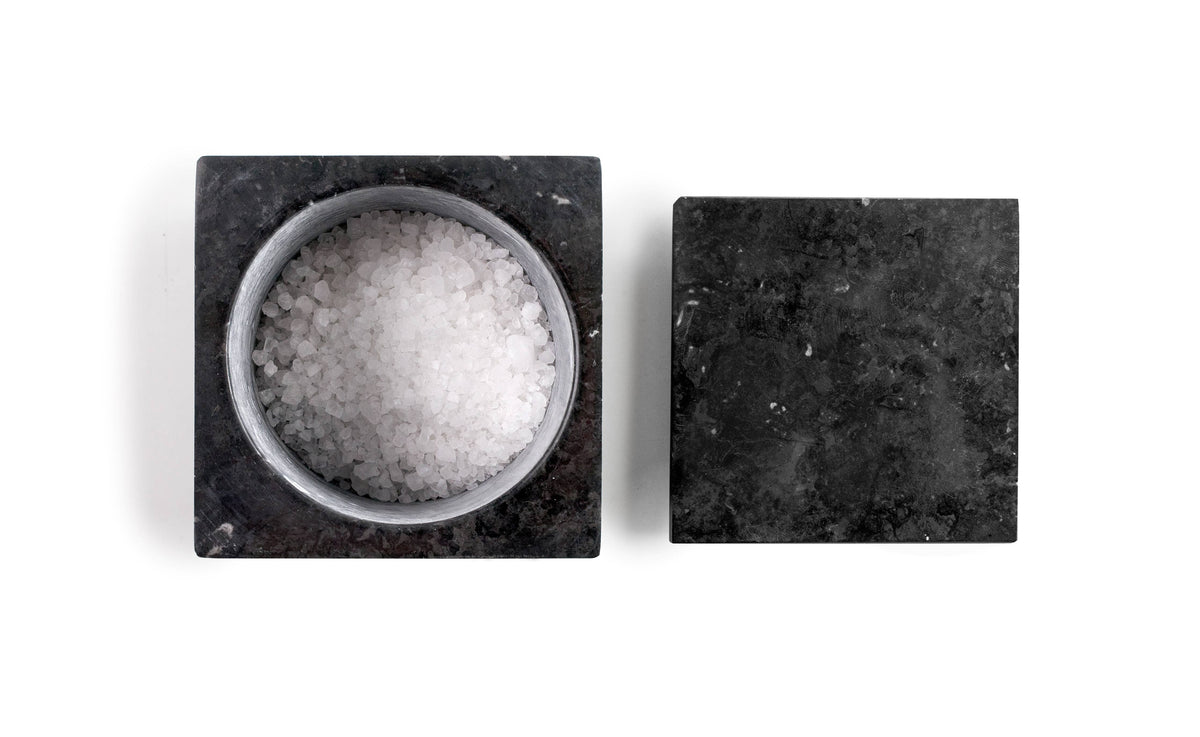 Black Marble Salt Shaker - IBILI