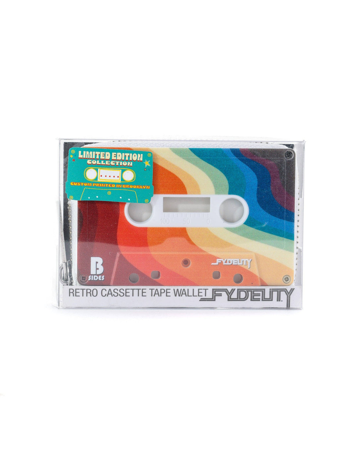 Groovy Rainbow Cassette Wallet | Vintage 70s Gifts Women