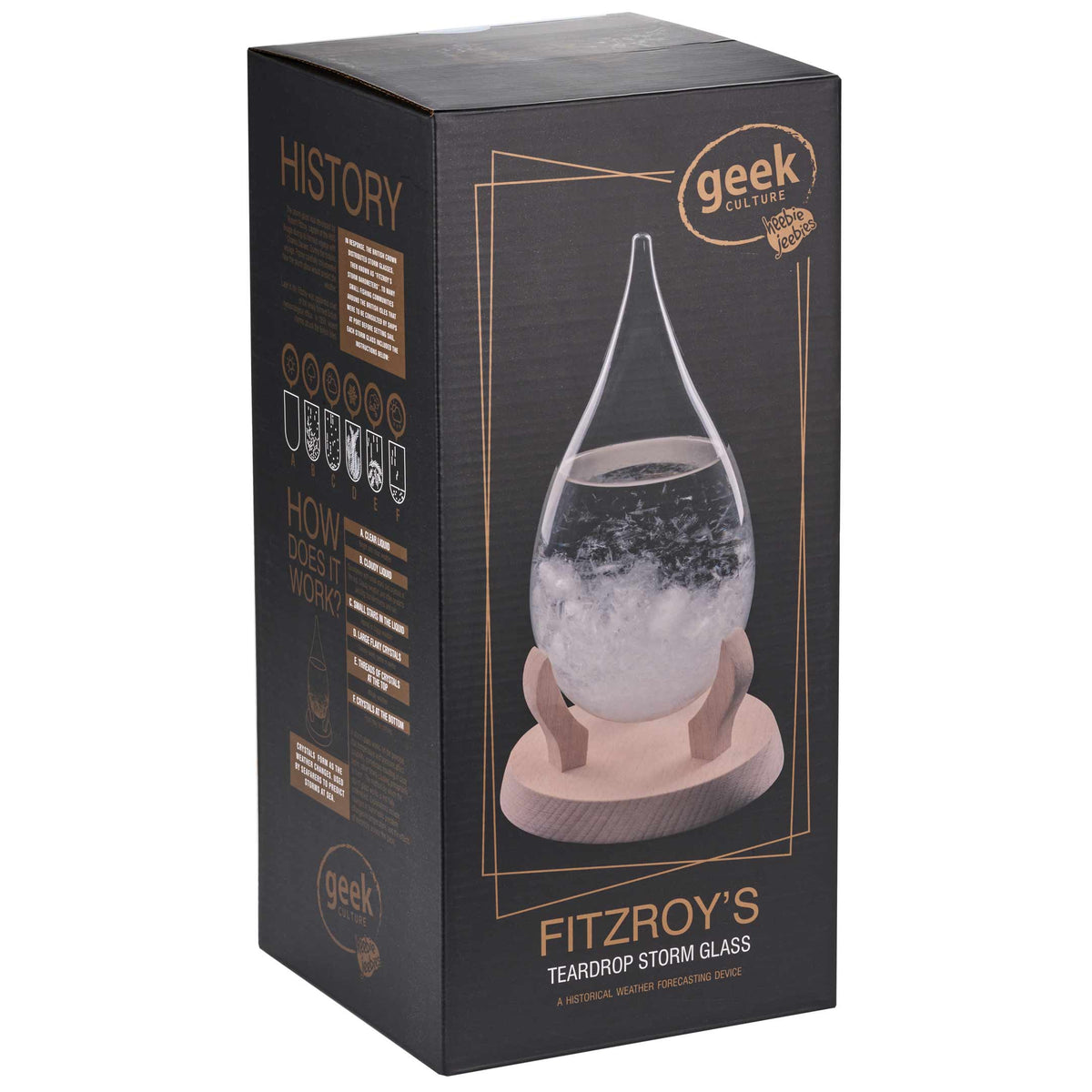Teardrop Fitzroy's Storm Glass Classic Weather Tool