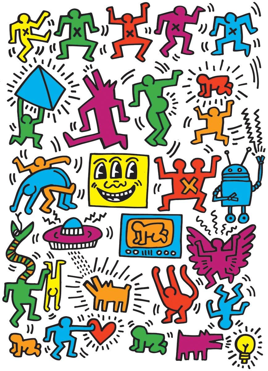 Keith Haring - Collage 1000 Piece Puzzle