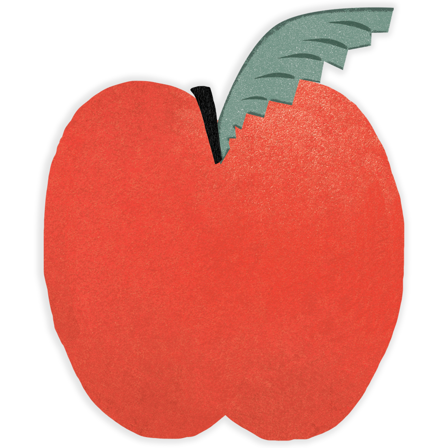 Big Apple - individual sticker