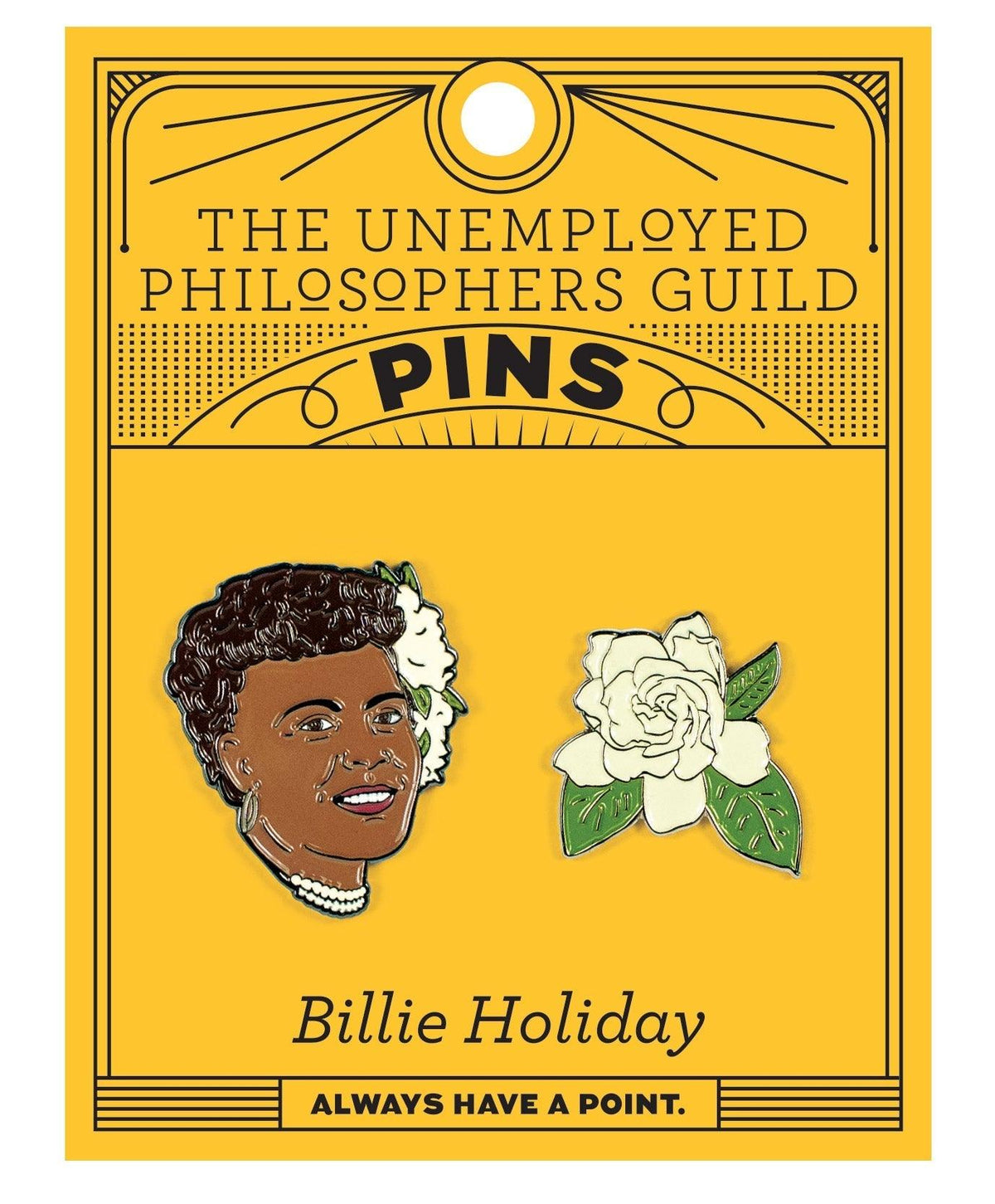 Billie Holiday Enamel Pin
