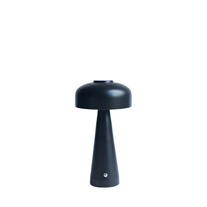 Black lamp on a white background