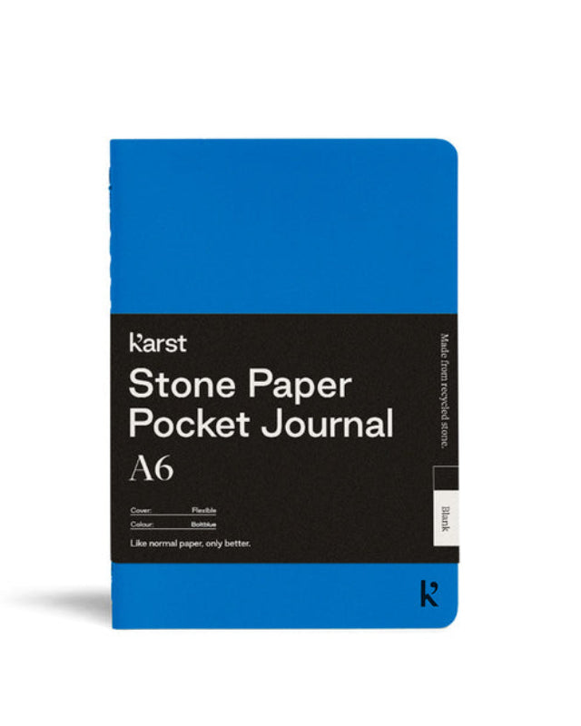 A6 Blank Pocket Stone Paper Journal