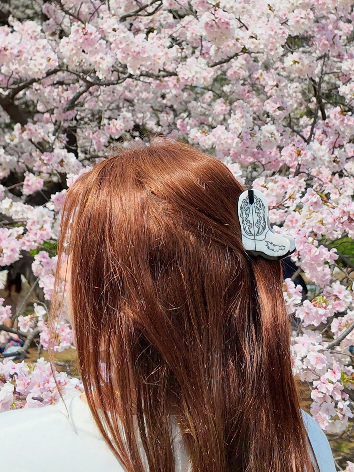 Western Cowboy Boot Claw Hair Clip