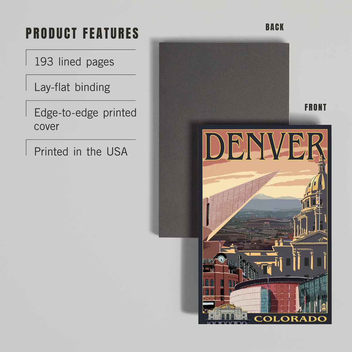 Denver, Colorado, Skyline View Journal