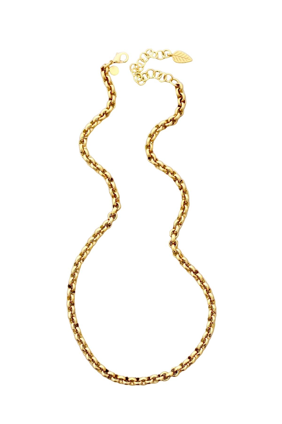 18k Matte Gold Necklace