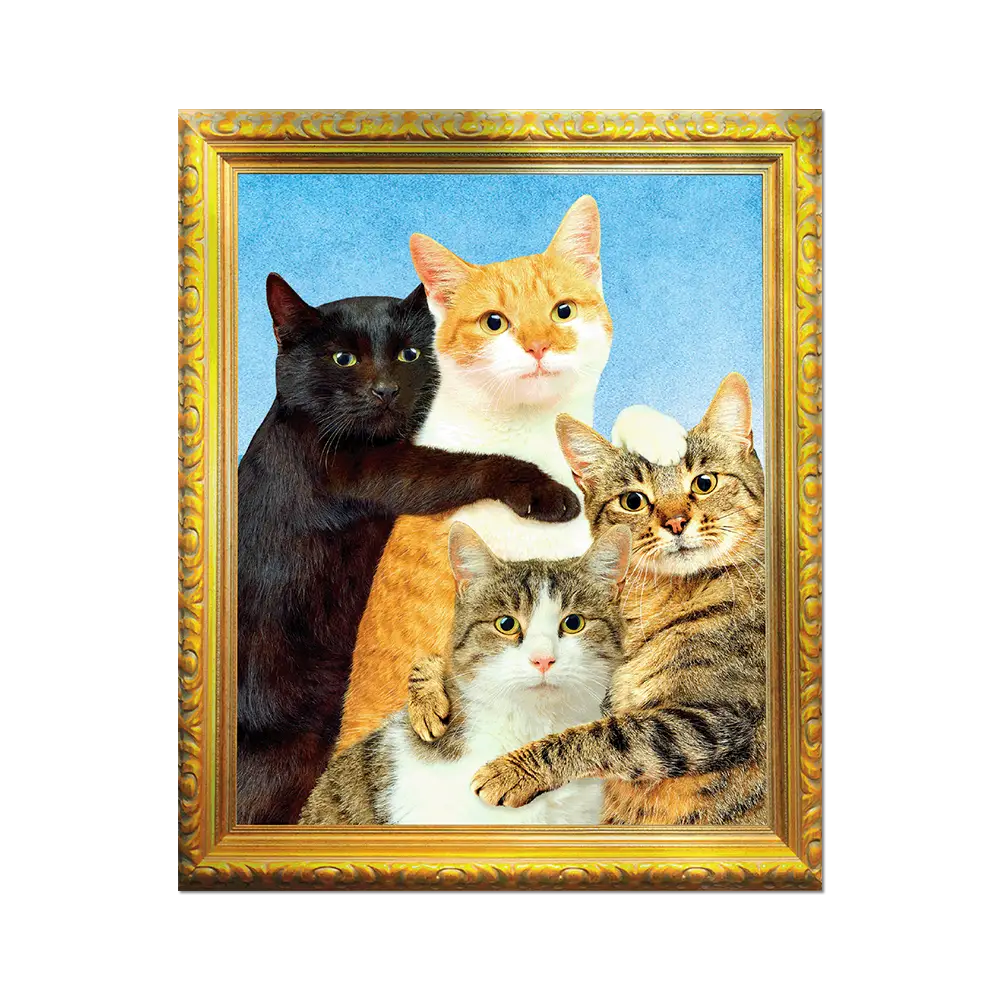 Kitty Family Die-Cut Sticker