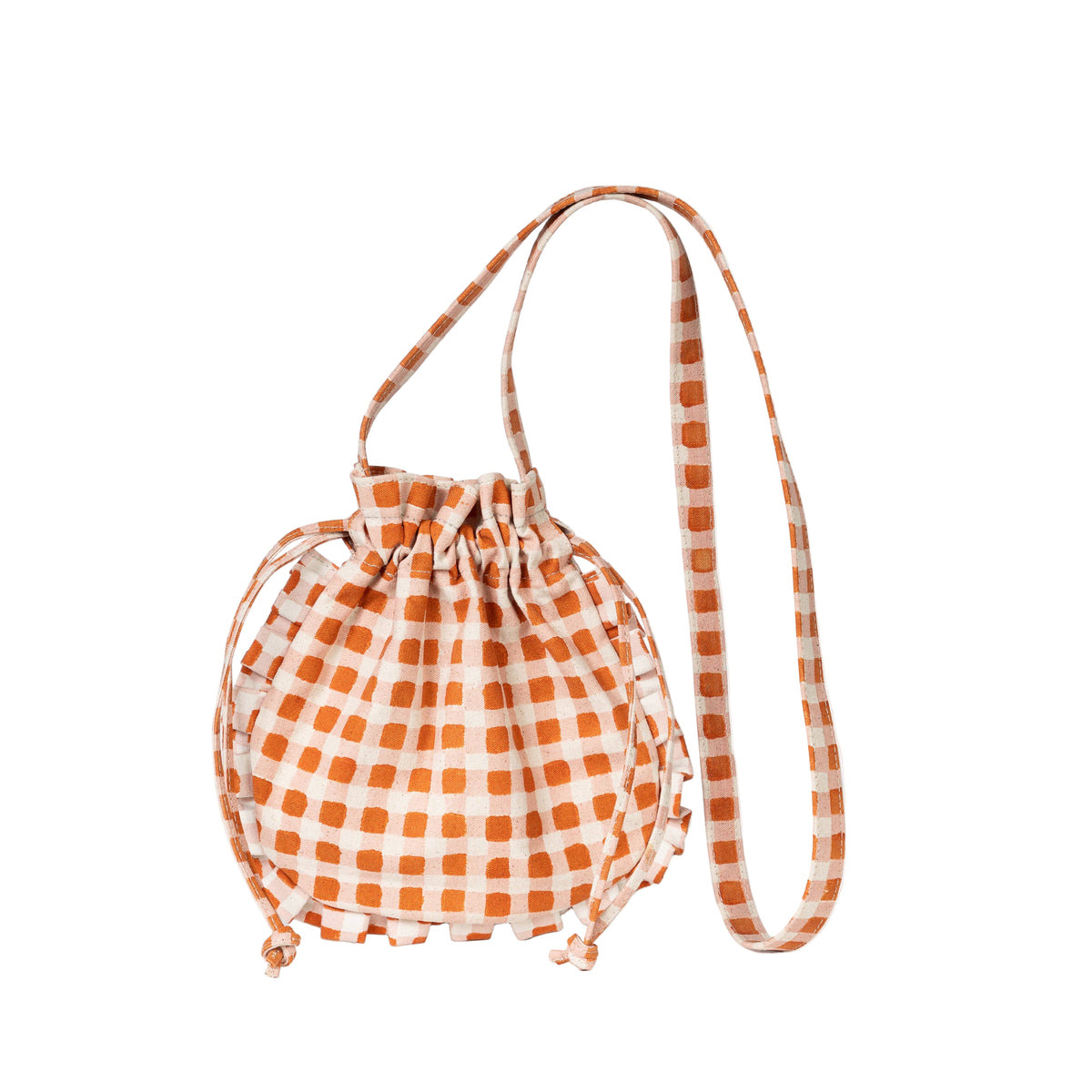 Momo Crossbody Bag - Harvest Gold Gingham