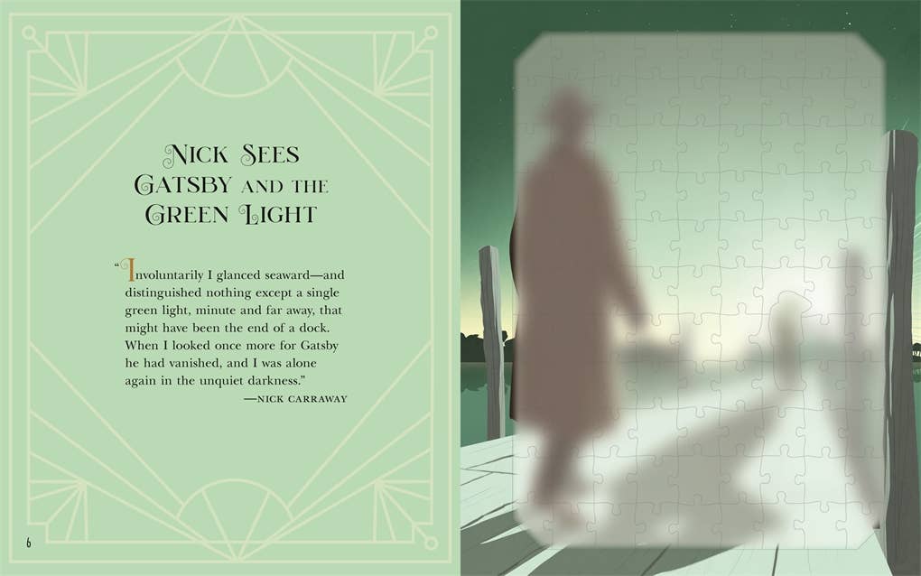 Sticker Jigsaw: The Great Gatsby