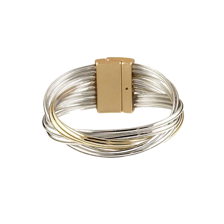 Silver/Gold Twist Bracelet