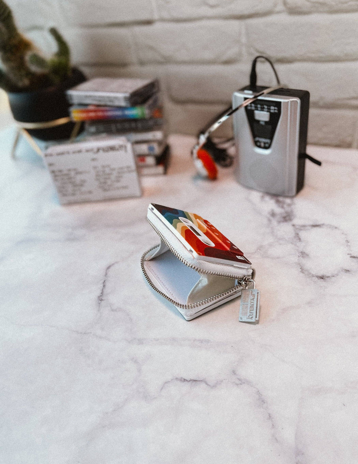 Groovy Rainbow Cassette Wallet | Vintage 70s Gifts Women