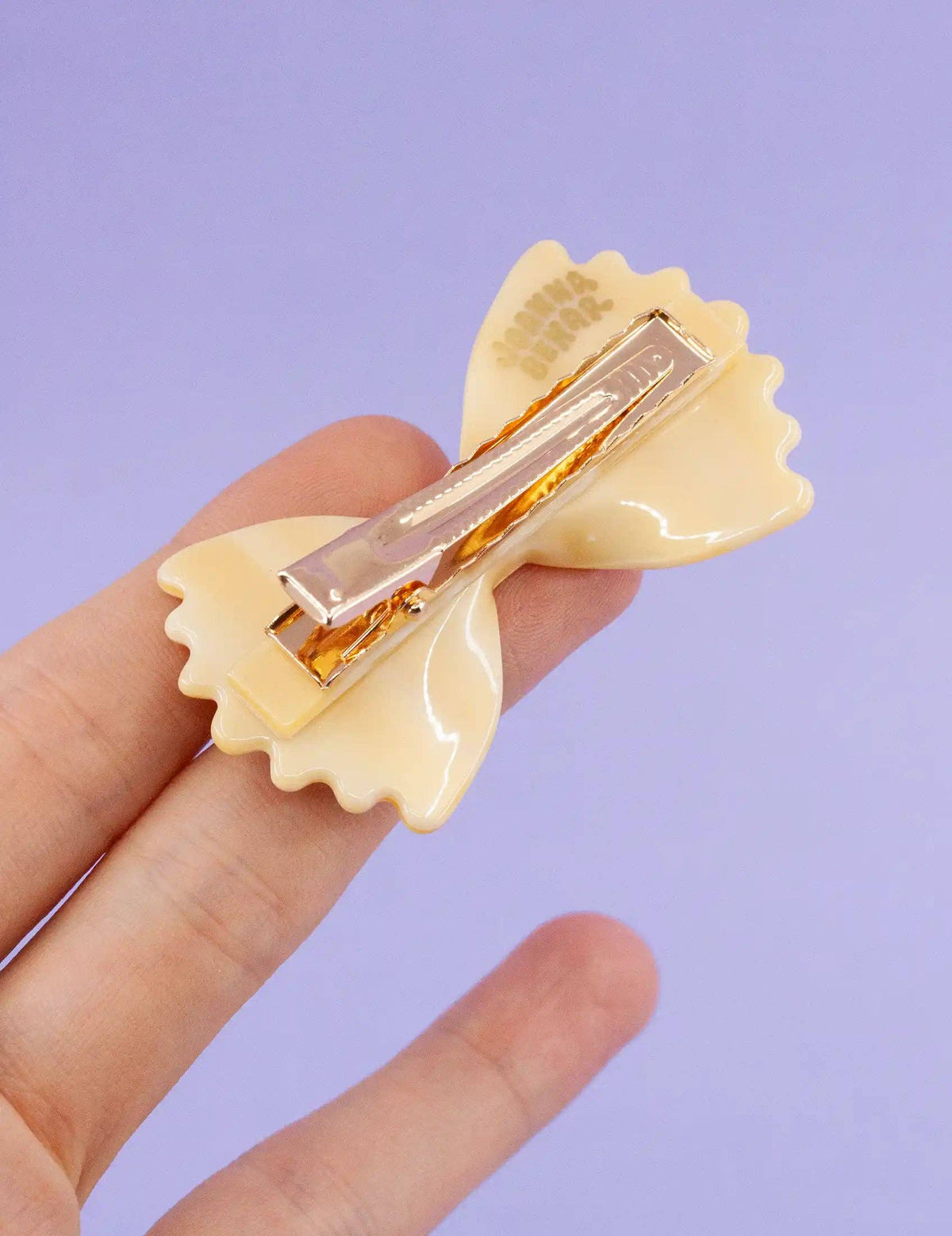 Farfalle Pasta Italian Bow Tie Alligator Hair Clip