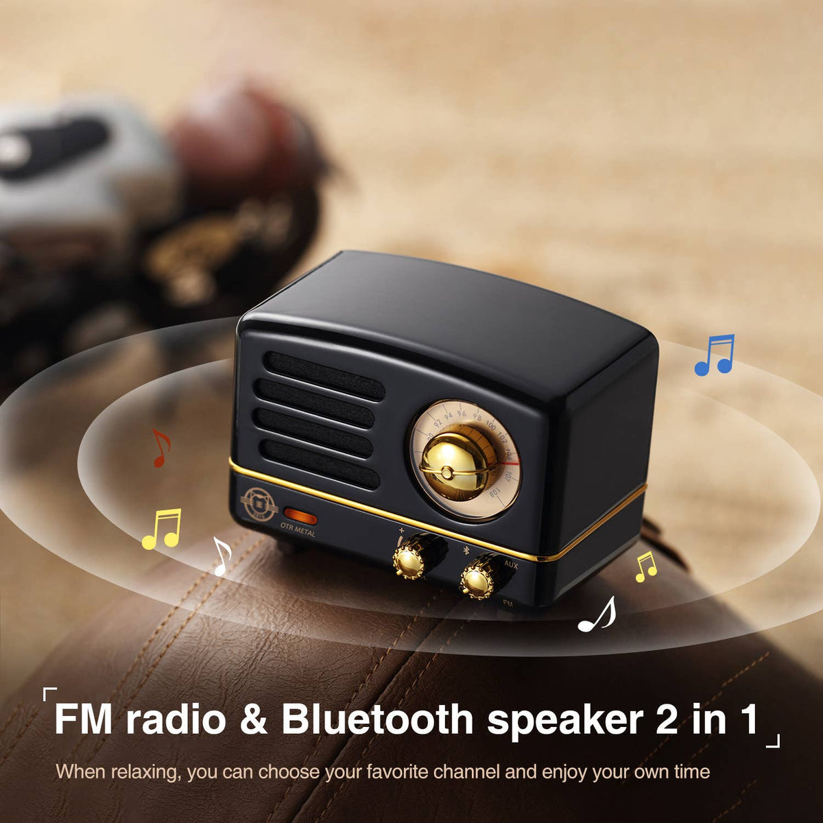 Wireless FM Radio Bluetooth Speaker
