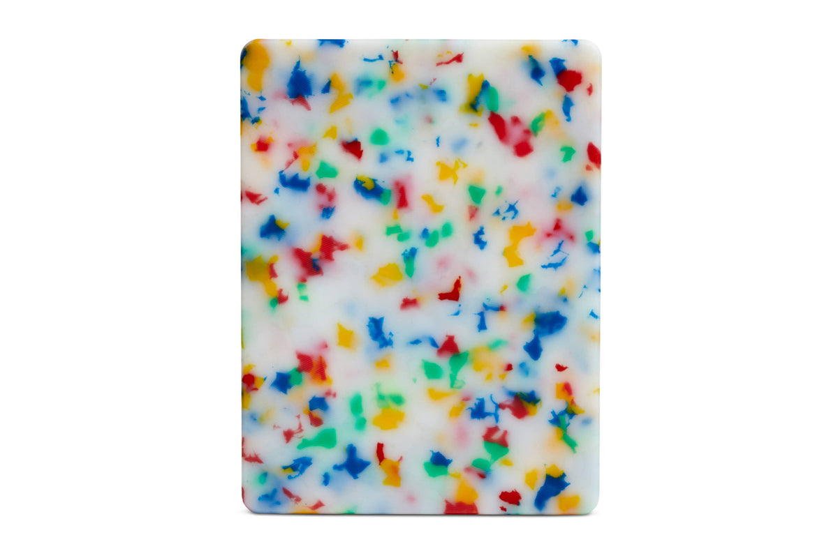 Recycled Plastic Cutting Board - XS Confetti