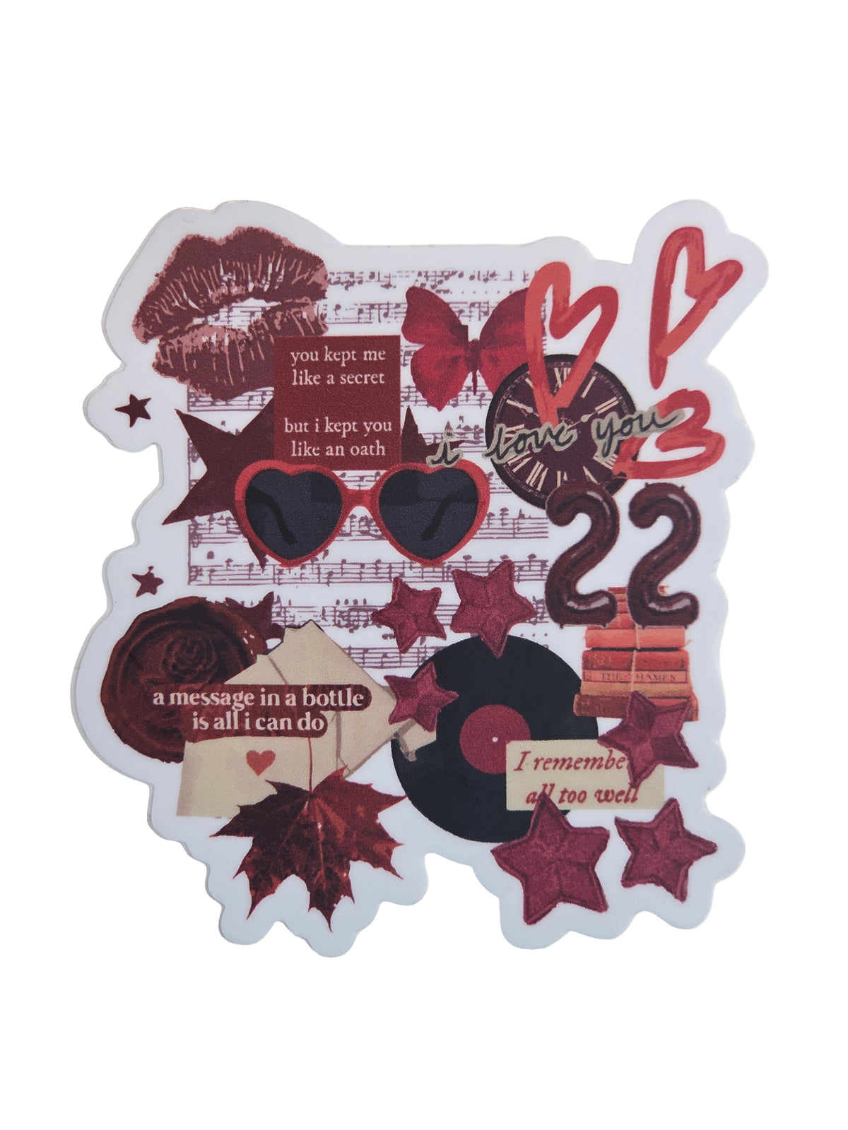 All Too Well Collage Sticker
