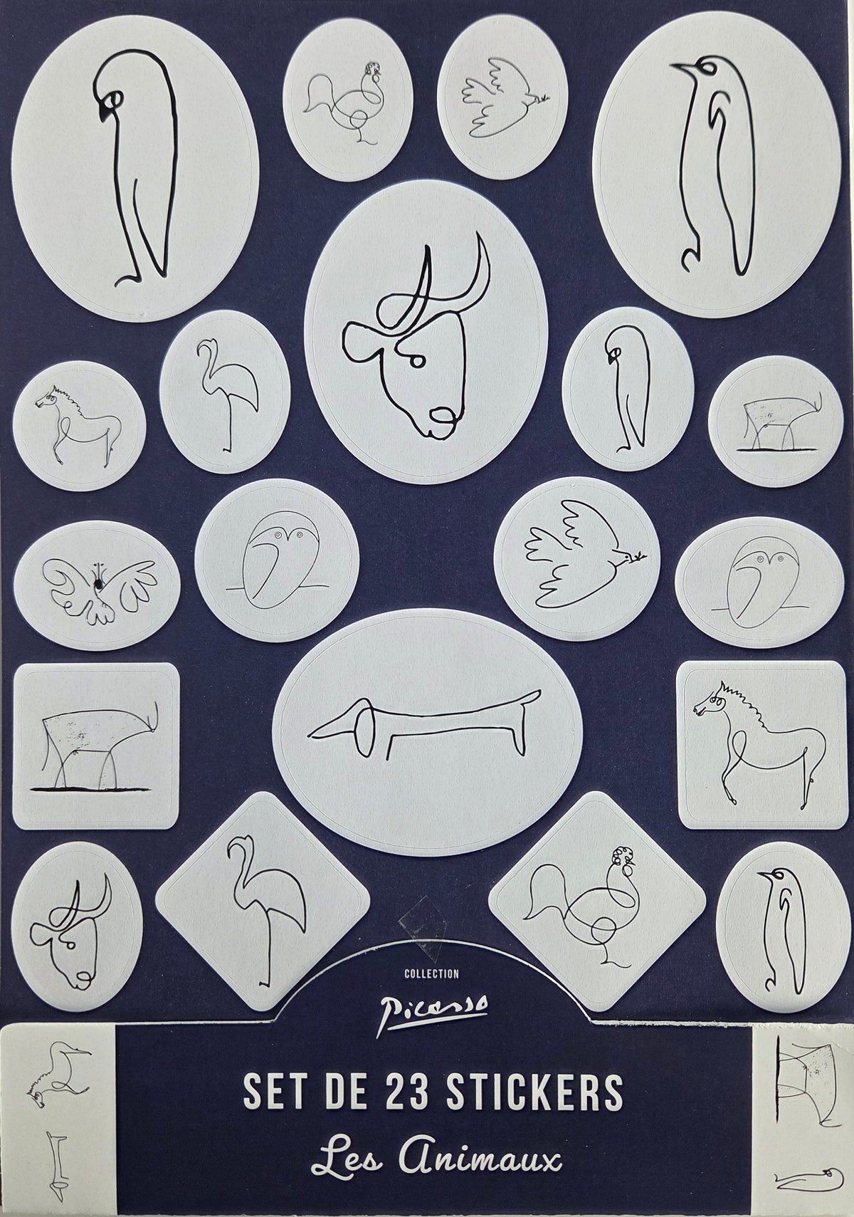 Set of 23 Pablo Picasso Stickers