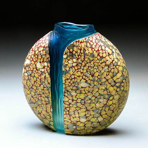 Cascade Vase (Blown Glass) in Sand