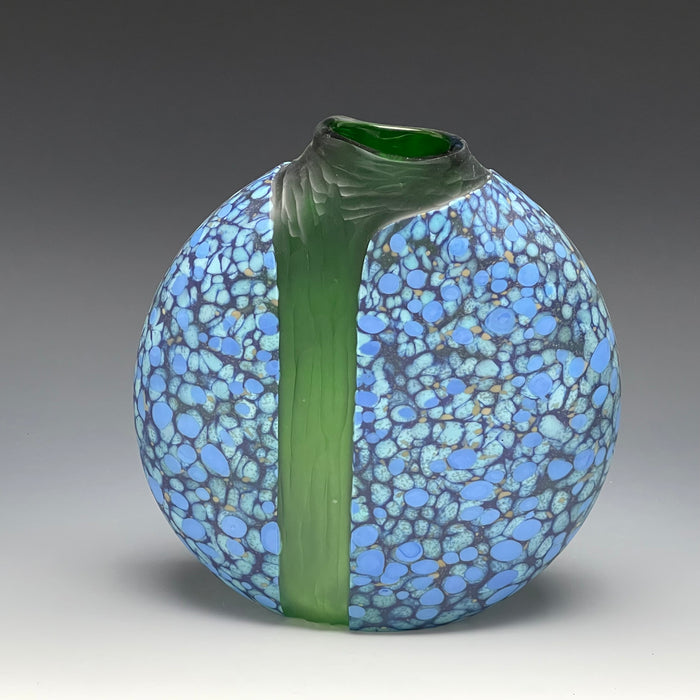 Cascade Vase (Blown Glass) in Blue