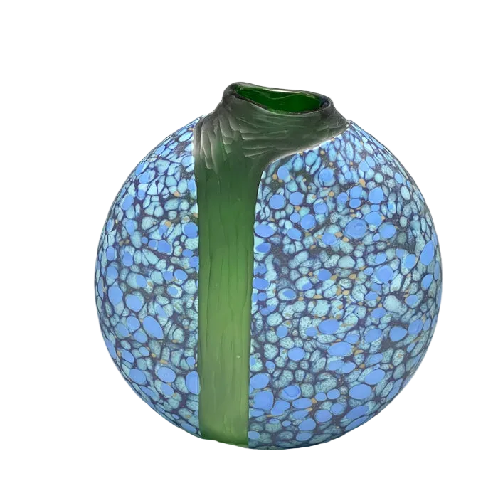 Cascade Vase (Blown Glass) in Blue