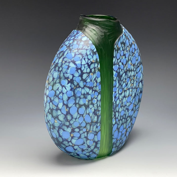Cascade Vase (Blown Glass) in Blue