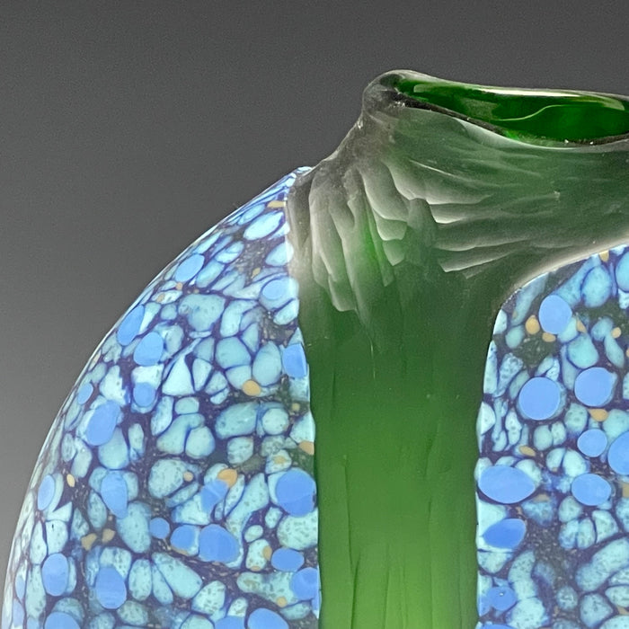 Cascade Vase (Blown Glass) in Blue