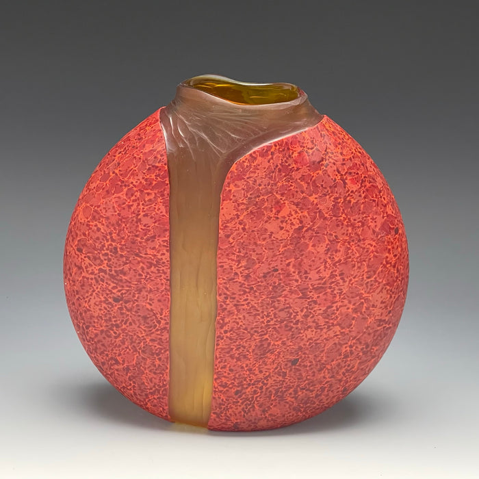 Cascade Vase (Blown Glass) in Red