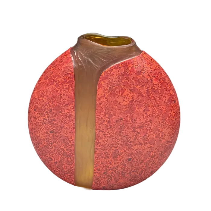 Cascade Vase (Blown Glass) in Red