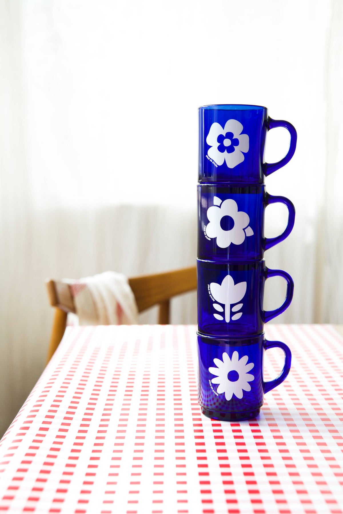 Duralex mug - “Retro” Blue