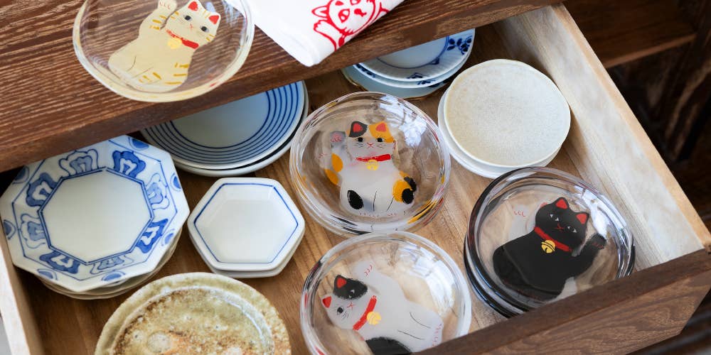 Medeta Mono | Lucky Cat Mini Plate