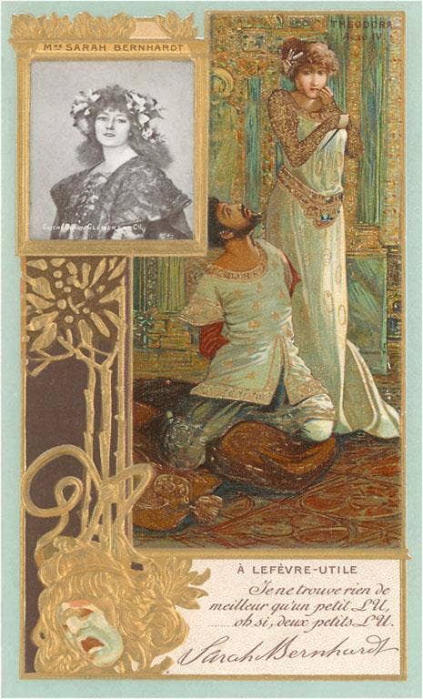 Sarah Bernhardt Illustration Sticker