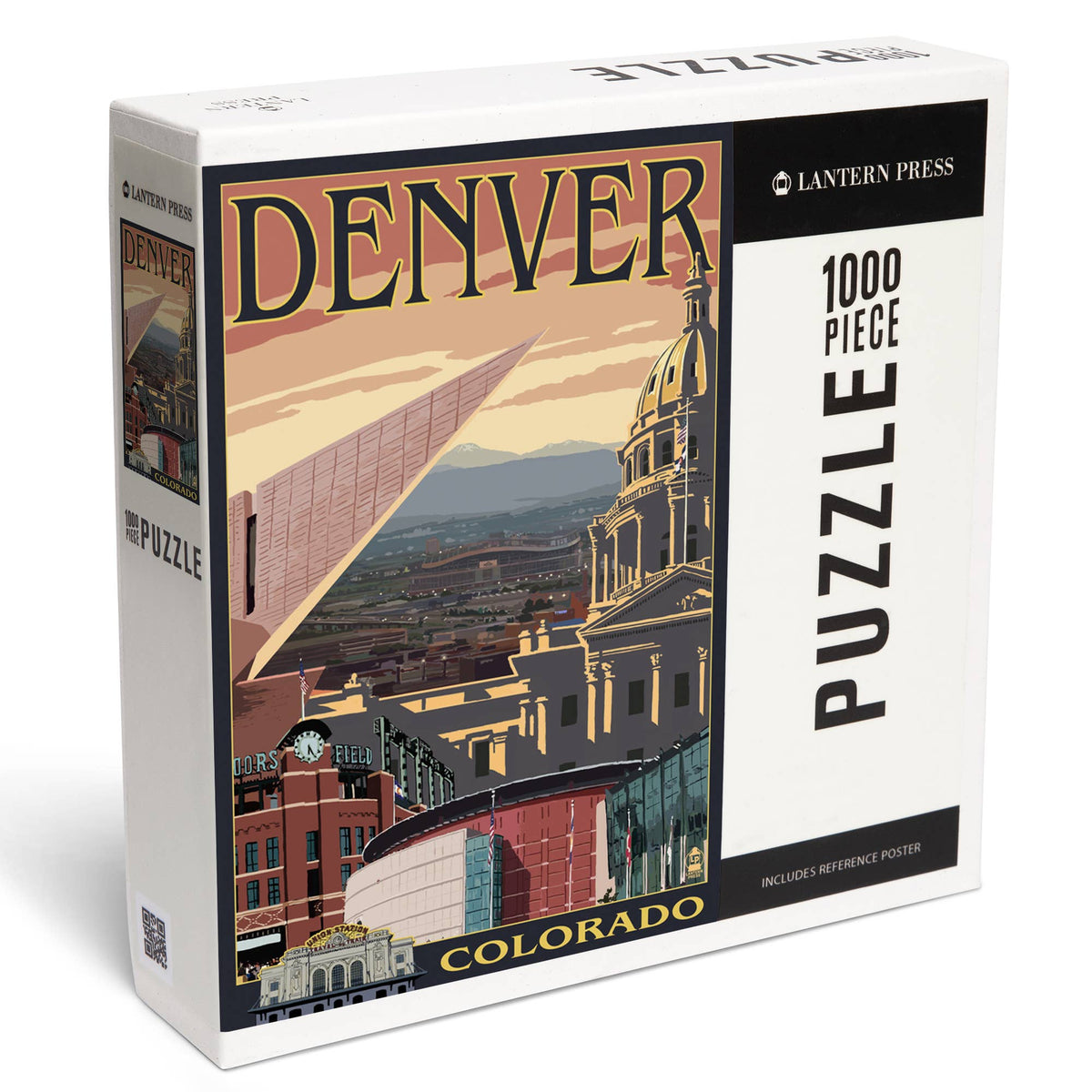 Denver, Colorado, Skyline View 1000 Piece Puzzle