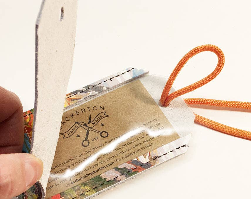Frida - Leather Luggage Tag