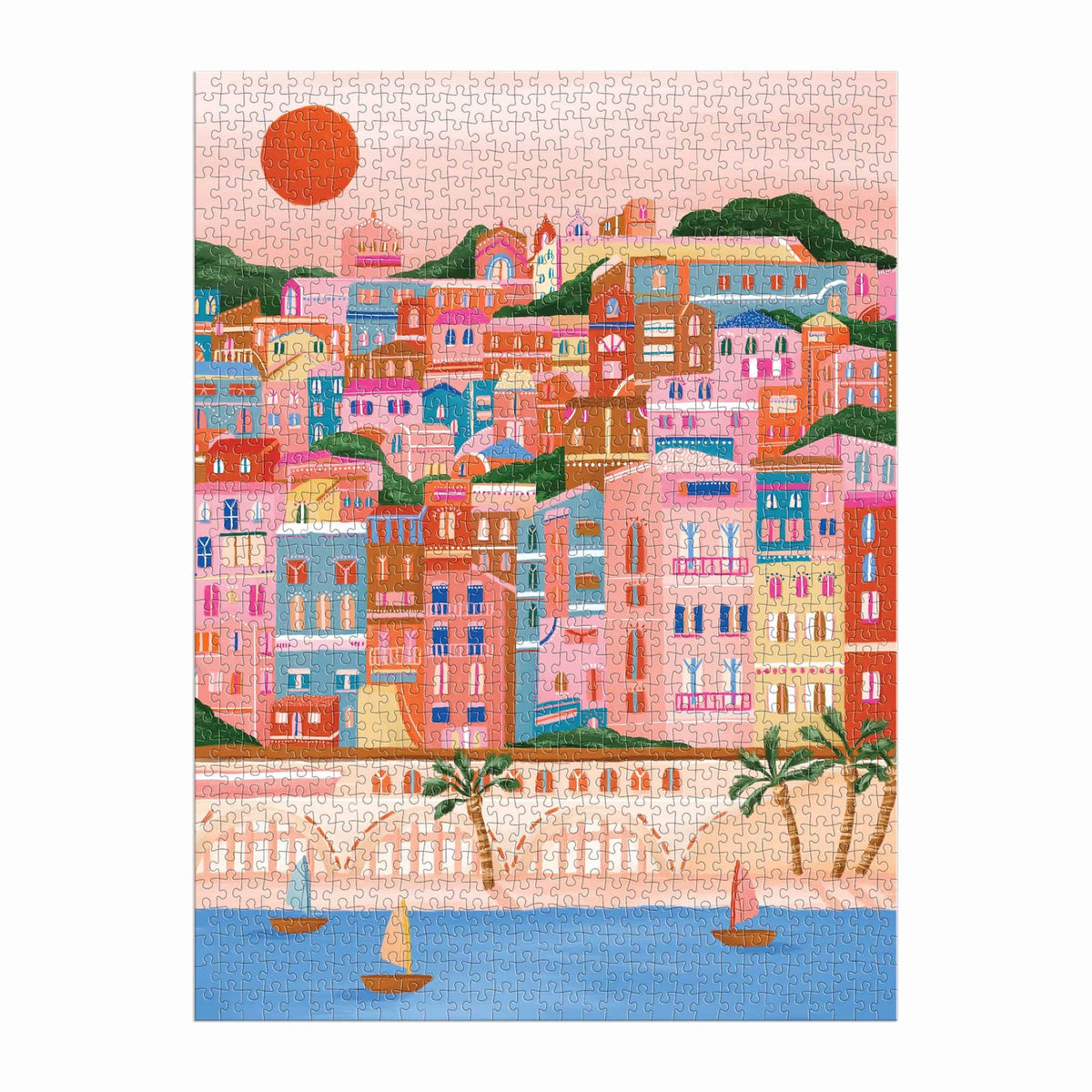 Colors of the French Riviera 1000 Piece Puzzle