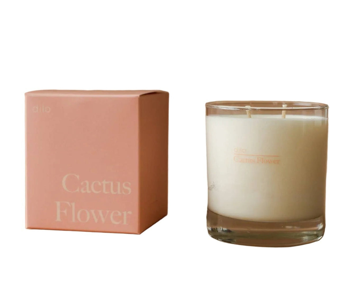 Cactus Flower Candle