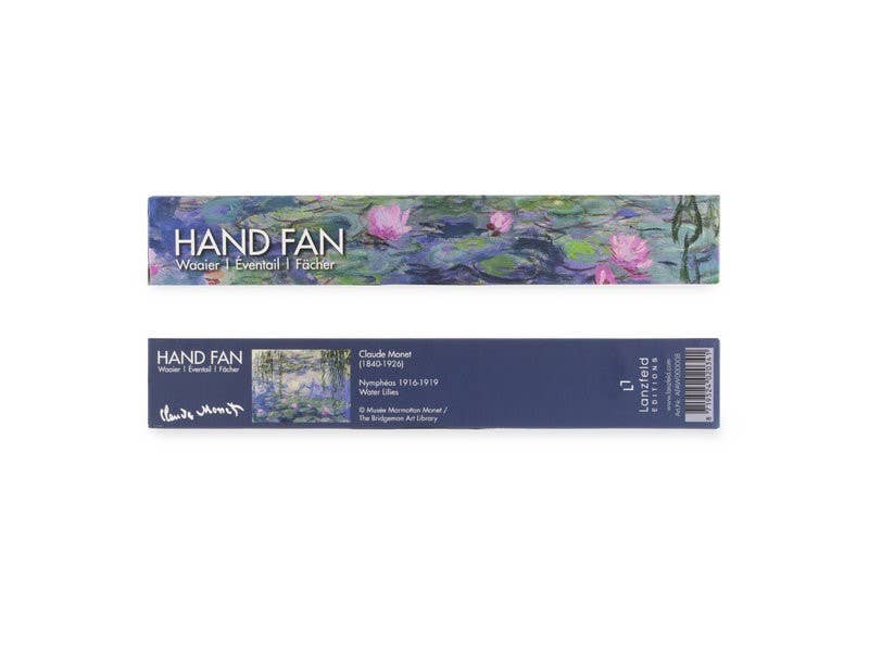 Claude Monet, Waterlilies/Nymphéas Bamboo Hand Fan