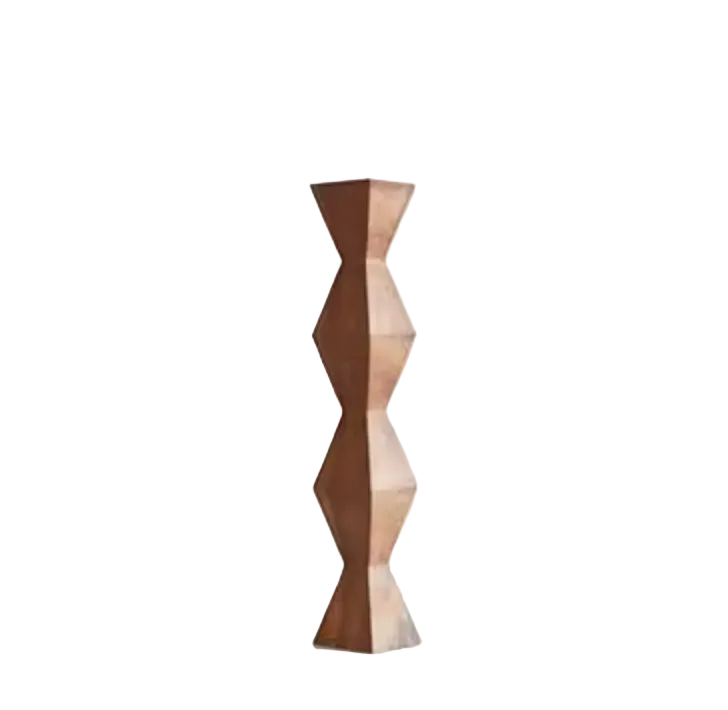 Brancusi Series The Endless Column Handmade Wood Sculpture