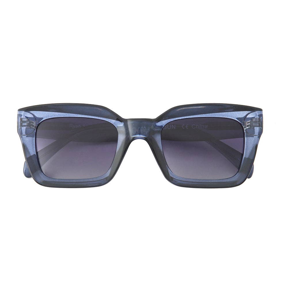 DELPHI | Transparent Blue / Smokey Lens | Polarized Sunglass