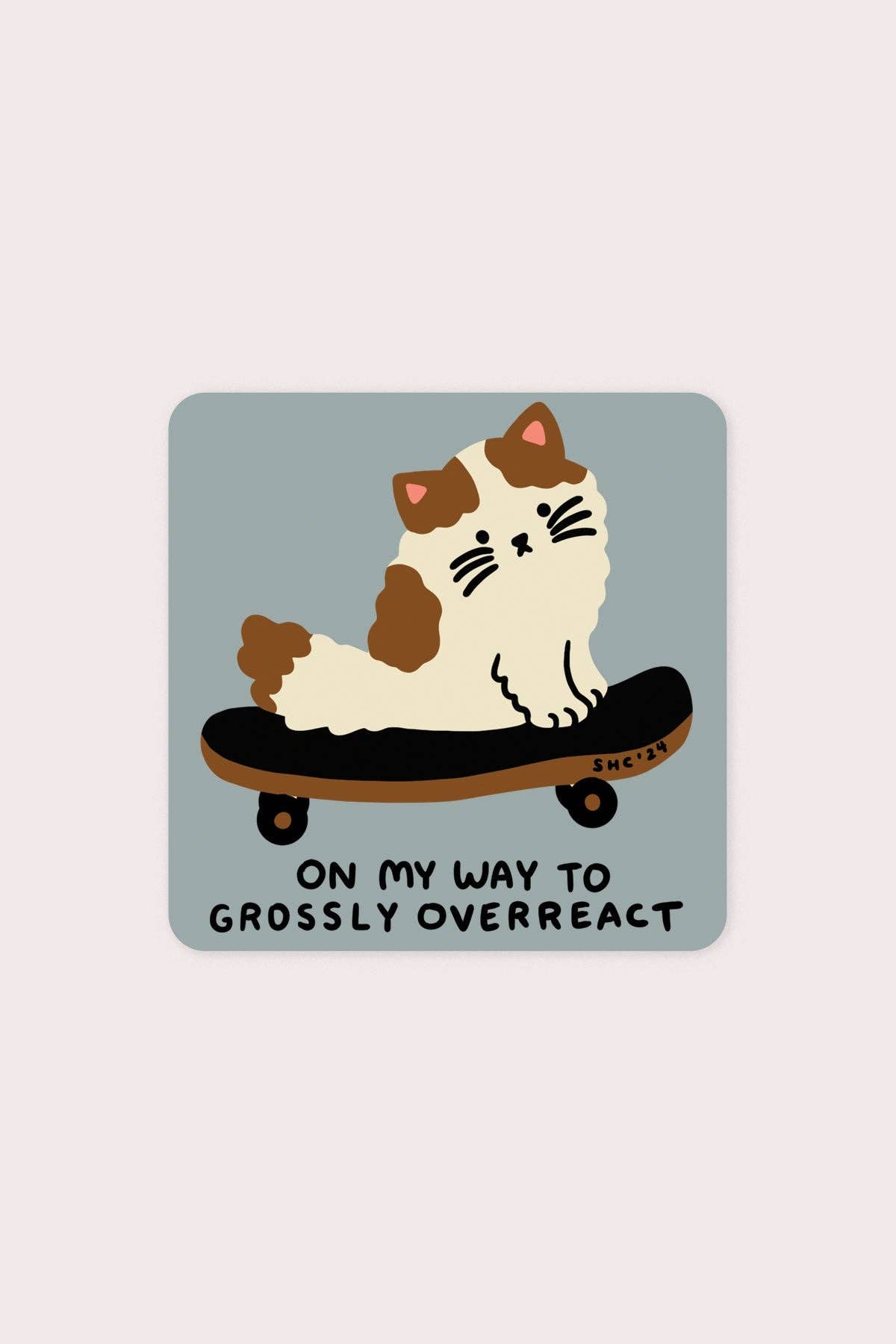 Overreact Sticker | Waterproof Vinyl Sticker