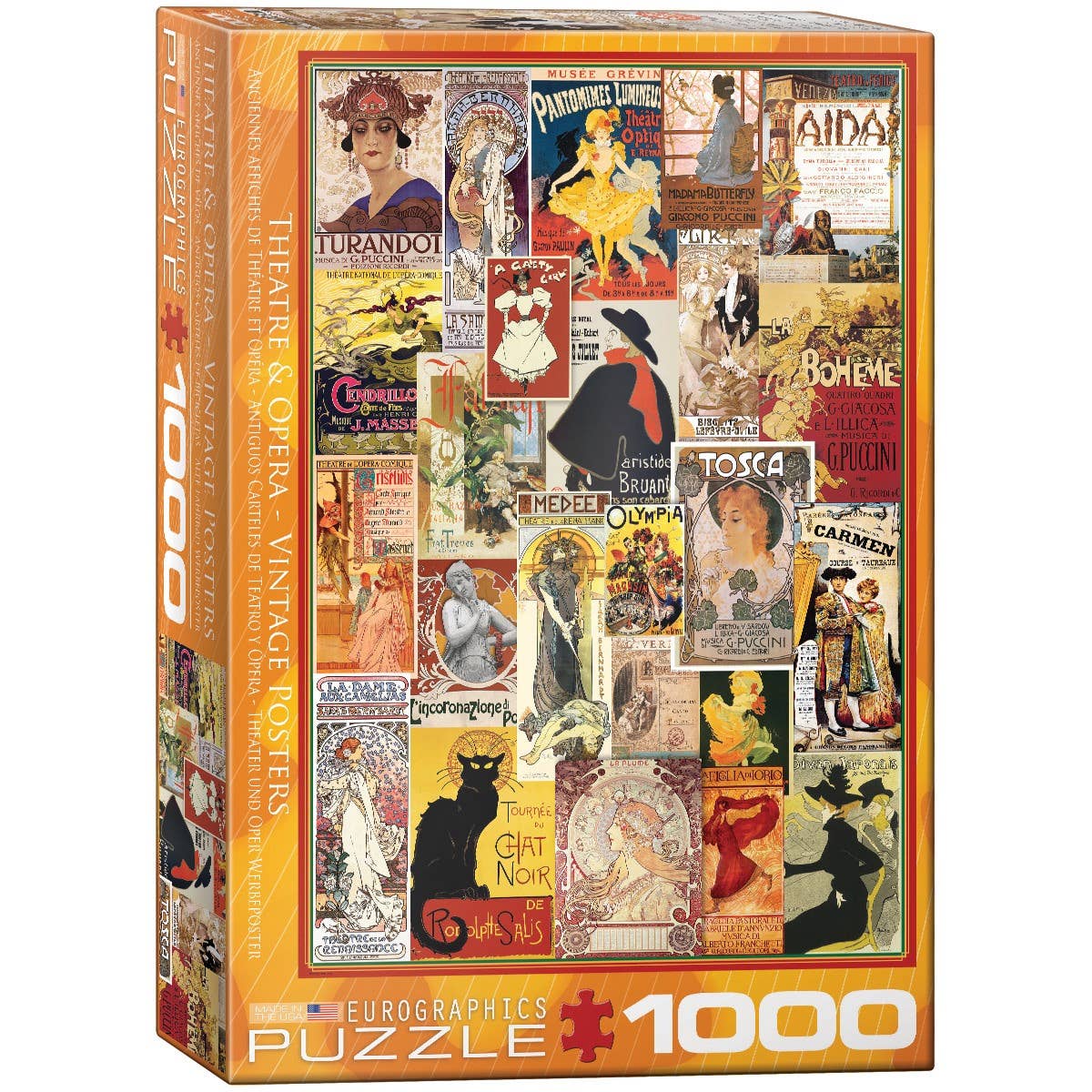 Theater & Opera Vintage Posters 1000 Piece Puzzle
