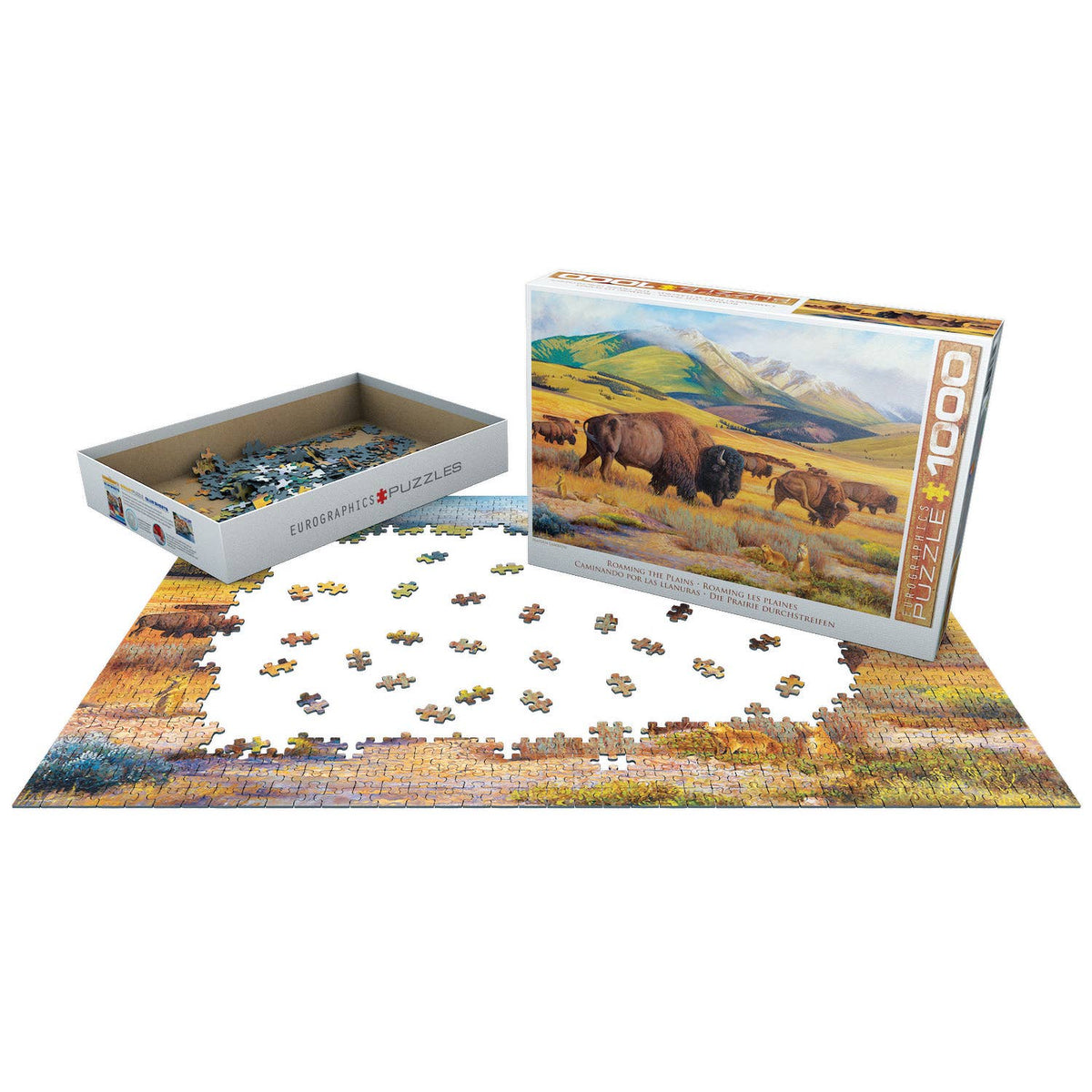 Roaming the Plains 1000 Piece Puzzle