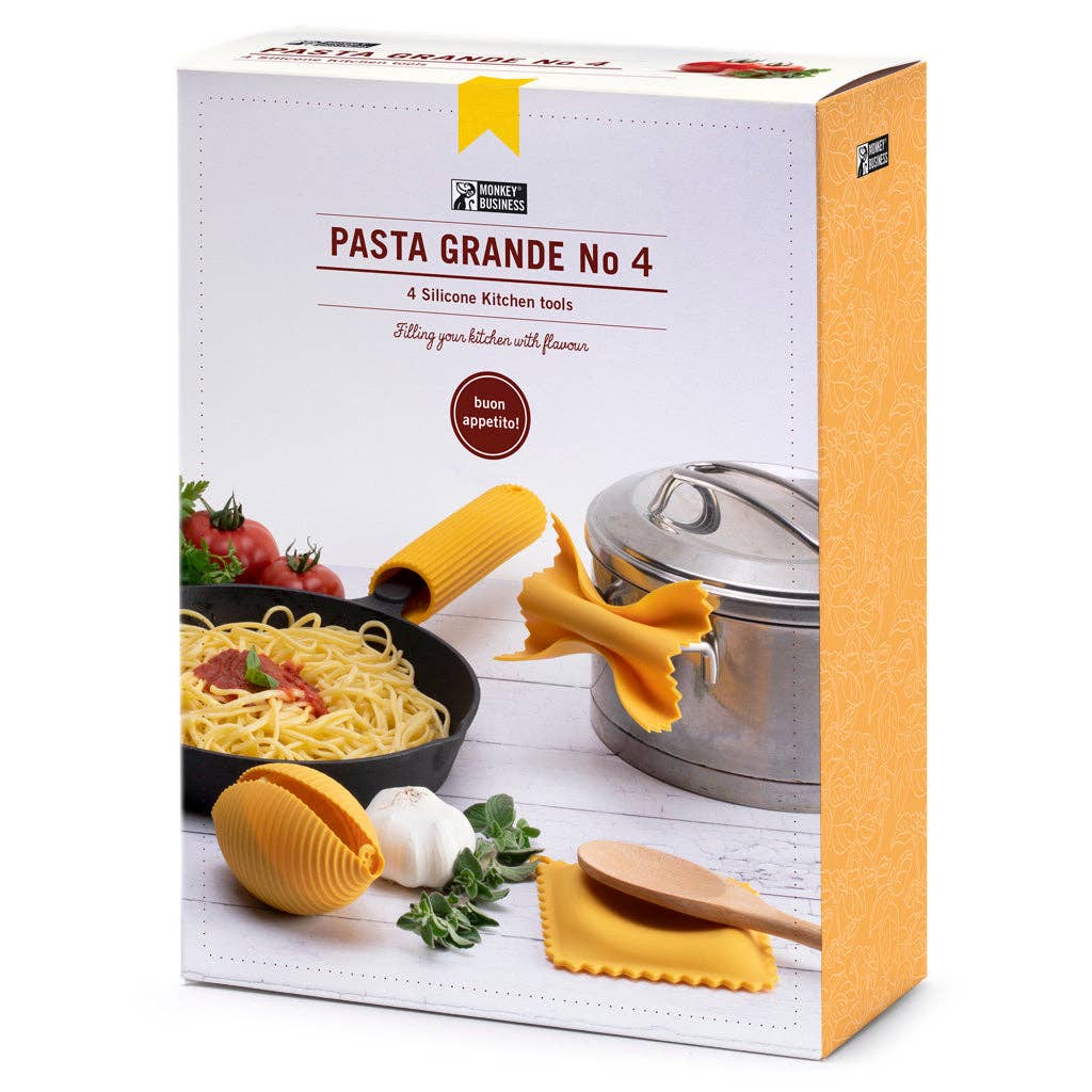 Silicone Pasta Shaped Kitchen Tools Gift Box | Pasta Grande No.4