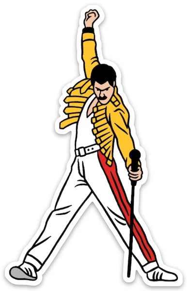 Freddie Suit Die Cut Sticker