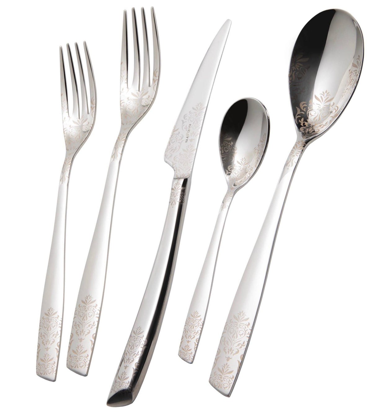 Riviera Devore' 5 Piece Place Setting stainless steel