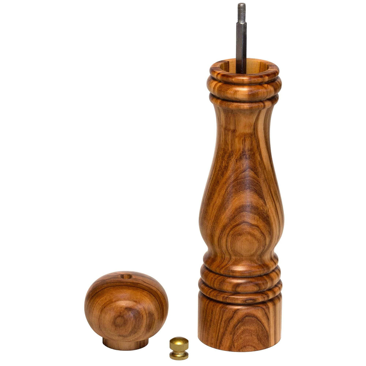 Olive Wood Refillable Pepper Grinder