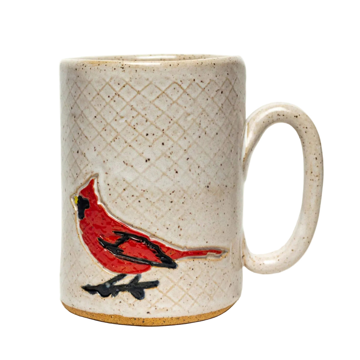 Red Cardinal Stoneware Mug